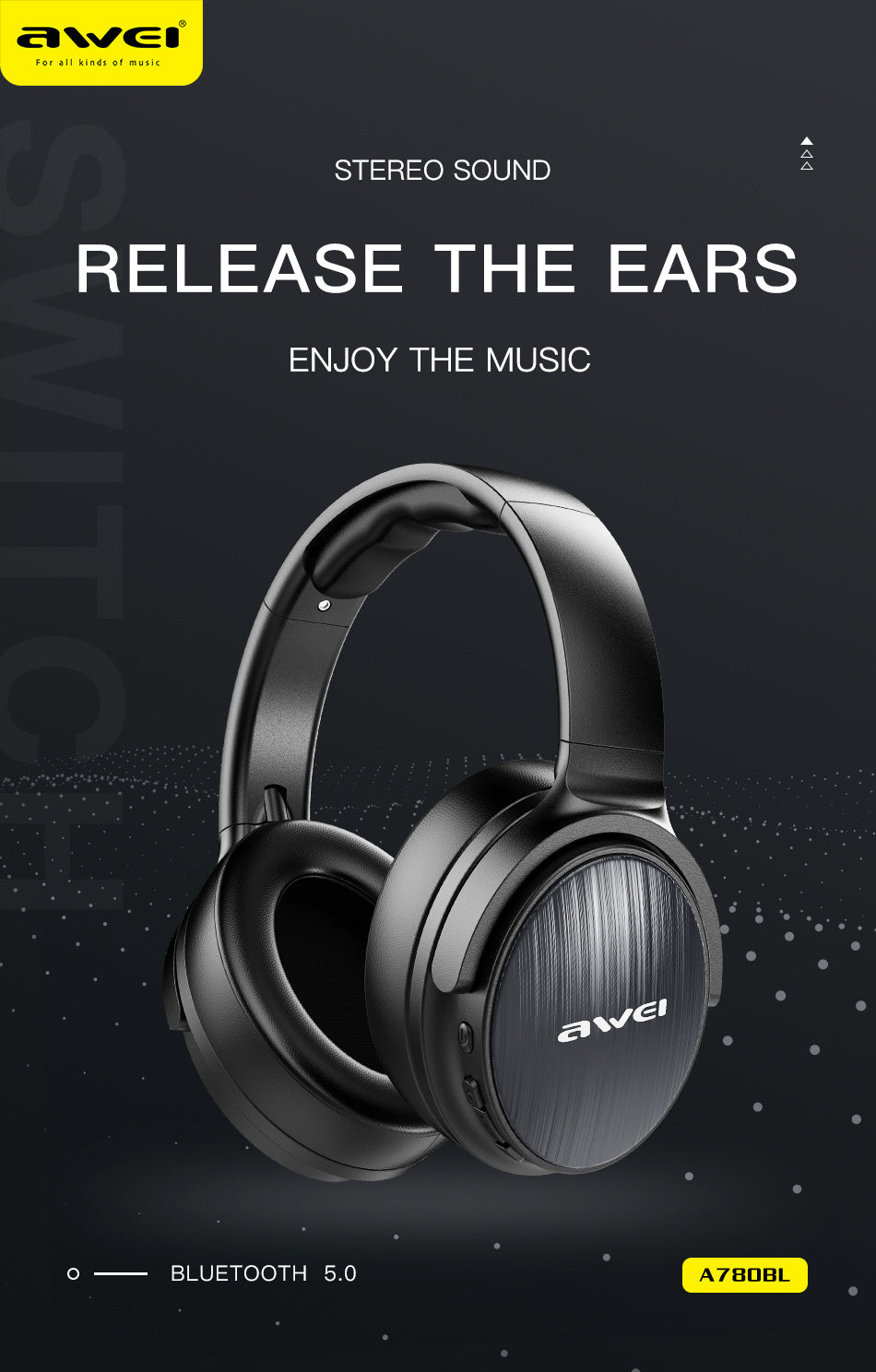 AWEI Wireless Stereo Bluetooth Headset