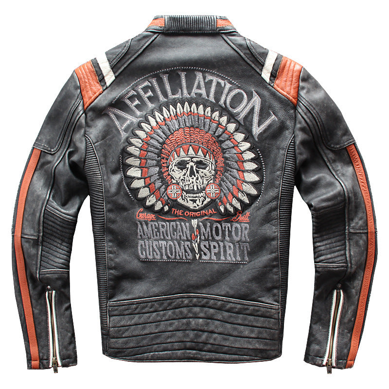 Men's Motorcycle Jacket Leather Jacket