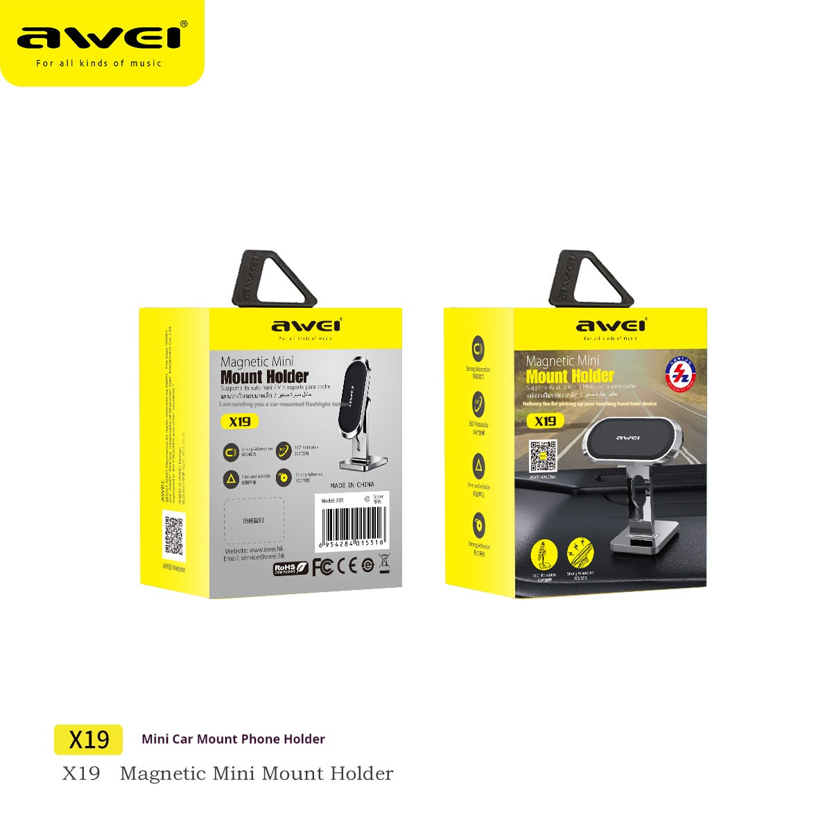 AWEI Mini Car Phone Holder