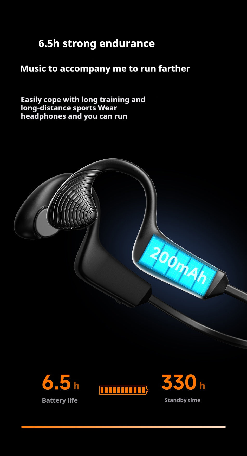 AWEI Air Conduction Sports Bluetooth Headset