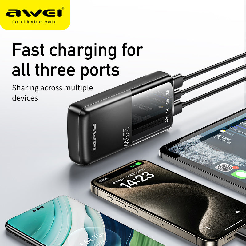 AWEI 22.5W Fast Charging Power Bank